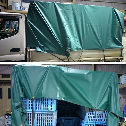 愛知県安城市のエアスカイ製トラックシートの施工・製作事例
