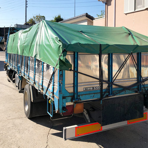 愛知県岡崎市の防水トラックシートの施工・製作事例