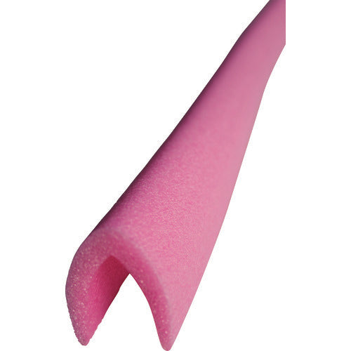 ワニ印　コーナーガード　Ｌ型ショックレス５０　ピンク　１．７ｍ　１００本入り