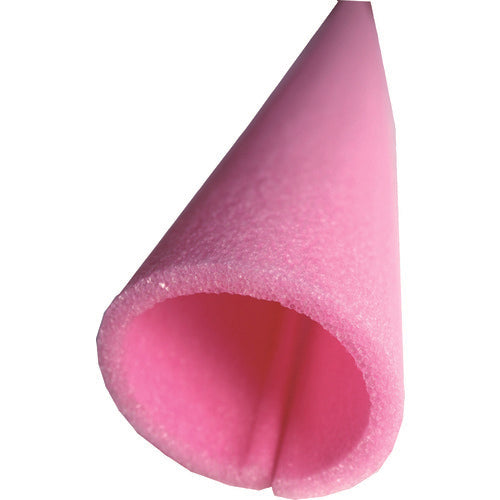 ワニ印　柱養生材　まんまるガード　Ｓ　ピンク　長さ１．７ｍ　４０本入り