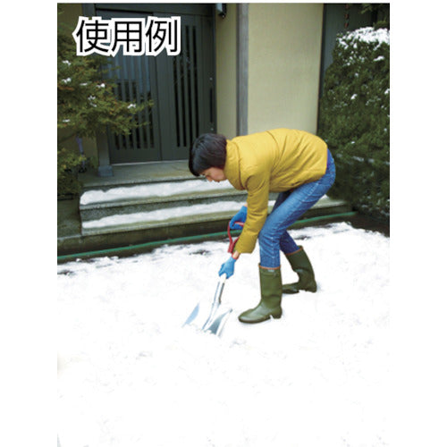 コンパル　除雪ショベル　アルミ角スコ　（中）　刃先幅２４５ｍｍ