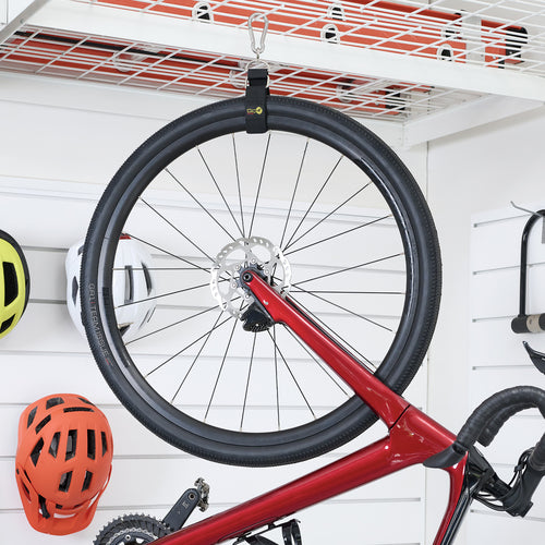 ＷｒａｐーＩｔ　カラビナ付き収納ストラップ　１８インチ　黒