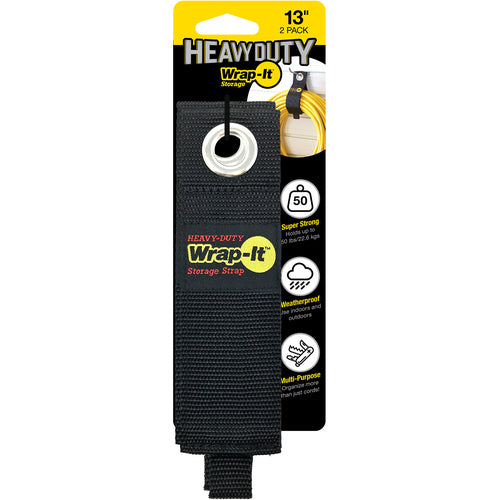ＷｒａｐーＩｔ　フック付ストラップＨＥＡＶＹーＤＵＴＹ　１３インチ（２本入り）