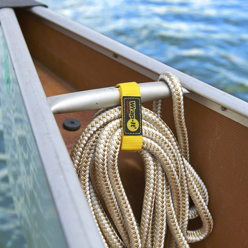 ＷｒａｐーＩｔ　クイック収納ストラップ　１２インチ　黄色（３本パック）