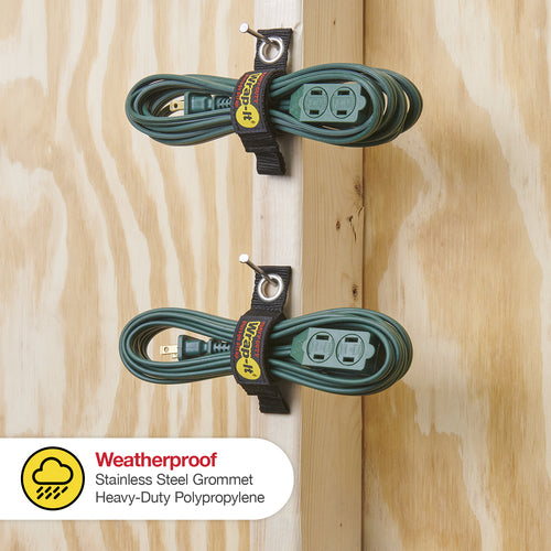 ＷｒａｐーＩｔ　フック付ストラップＨＥＡＶＹーＤＵＴＹ　７インチ（４本入り）