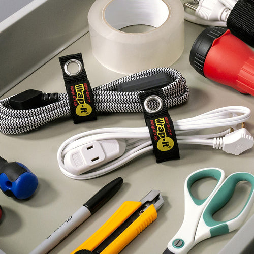 ＷｒａｐーＩｔ　フック付ストラップＨＥＡＶＹーＤＵＴＹ　７インチ（４本入り）