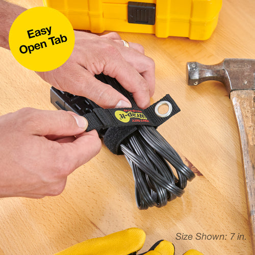 ＷｒａｐーＩｔ　フック付ストラップＨＥＡＶＹーＤＵＴＹ　７インチ（４本入り）