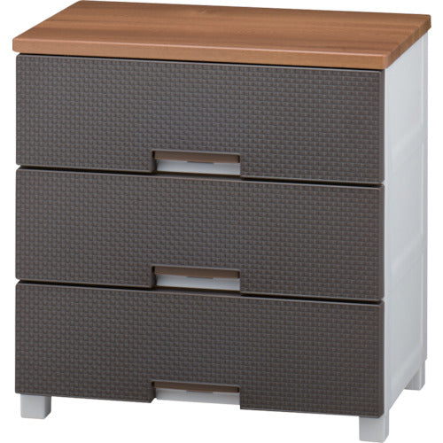 ＴＥＮＭＡ　フィッツプラス　メッシュ　ＦＭ６５０３　３段　ブラウン　幅６５ｃｍ