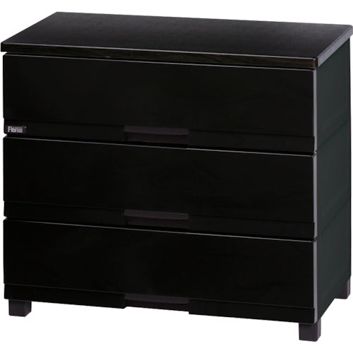 ＴＥＮＭＡ　フィッツプラス　プレミアム　ＦＰ７５０３　ＰＲ－ＢＫ　３段　プレミアムブラック　幅７５ｃｍ