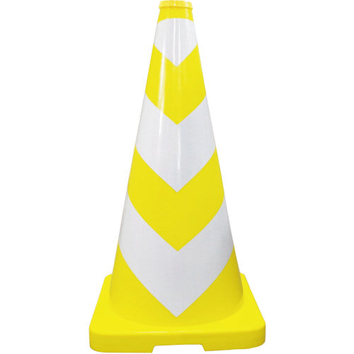 グリーンクロス　ヘビーコーン　黄／白　Ｈ７００