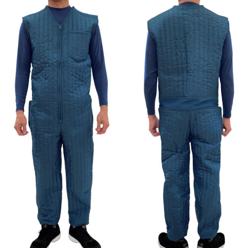 ＴＥＡＧＬＥＳ　１１０７０　中綿キルトインナーつなぎ　ネイビーＭ