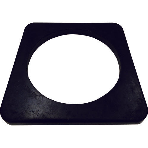 緑十字　伸縮式三角コーン用ウエイト　伸縮コーン−Ａ（小）　高さ４１０ｍｍタイプ専用　２４５角　ゴム製