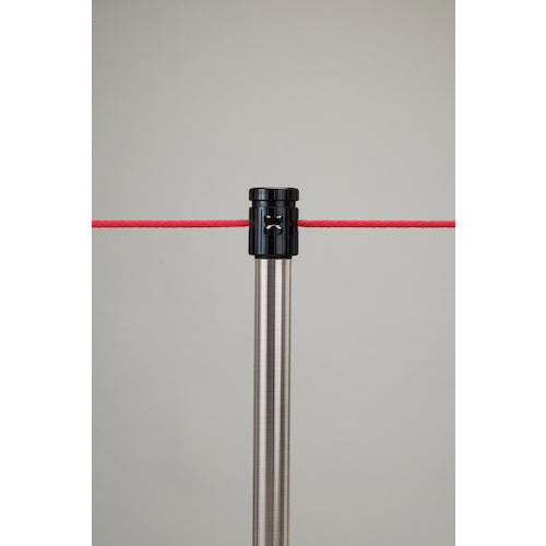緑十字　２ＷＡＹスタンド（チェーンスタンド）　ＲＣＳ−１ＳＬ　高さ９７２ｍｍ　黄／黒　ステンレス製