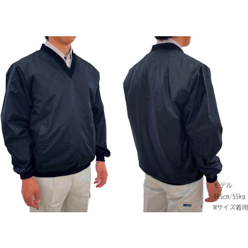 ＴＥＡＧＬＥＳ　１４６９５　Ｖネック中綿キルトヤッケ　ネイビーＬ