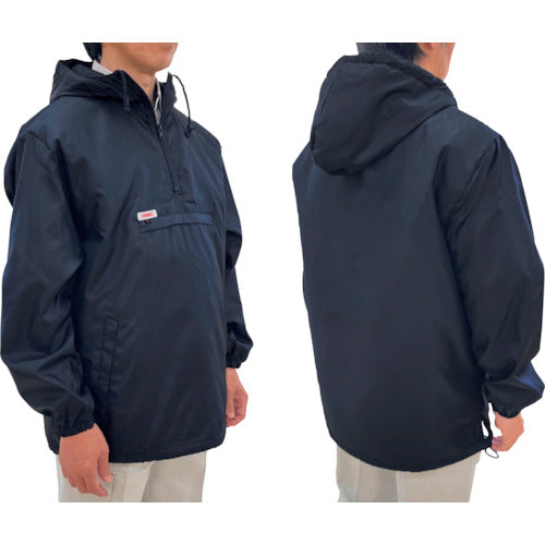 ＴＥＡＧＬＥＳ　１７３５５　フード付き中綿キルトかぶりヤッケ　ネイビーＭ