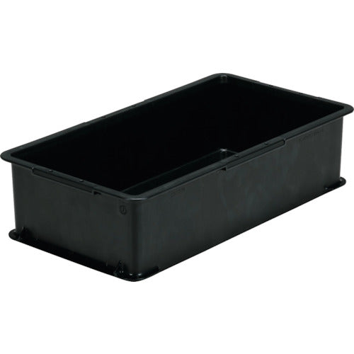 サンコー　導電性ボックス型コンテナー　２０２４２４　サンボックス＃２４－５　ブラック