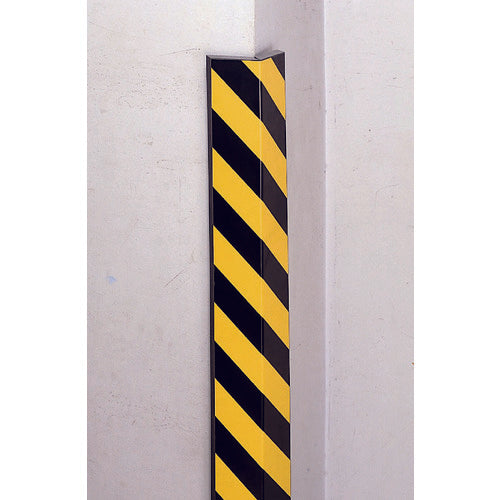 緑十字　コーナークッション　黄／黒（トラ）　コーナーガード−２０１５　２００×１０００×１５ｍｍ　無反射