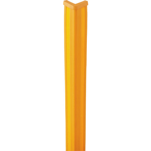 緑十字　コーナー用ガードパッド　黄　反射タイプ　ＧＰＬ−３Ｍ　５０×５０×１０００ｍｍ　塩ビ