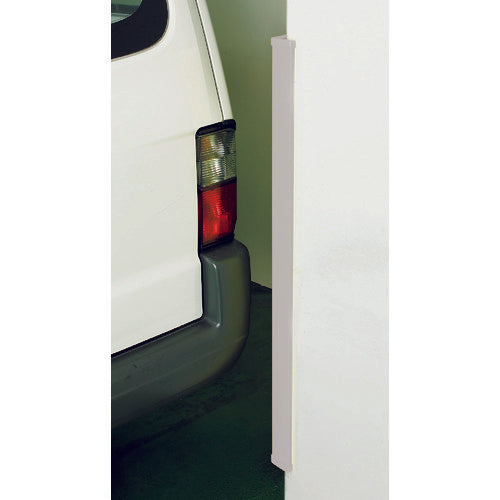 緑十字　コーナー用ガードパッド　アイボリ　ＧＰＳ−Ｉ　６５×６５×１０００ｍｍ　ビス６個付