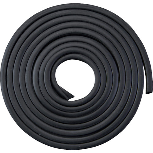 緑十字　溝ゴム　溝ゴム−３２４　１２×６ｍｍ×２．４Ｍ　３ｍｍ用　黒