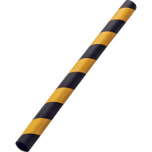 緑十字　トラ柄パイプクッション（反射タイプ）　黄／黒　ＴＲＣ−６９ＨＴＲ　７０（５０）Φ×１０００ｍｍ