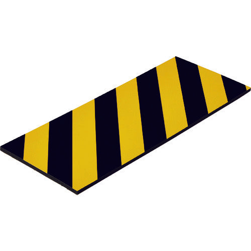 緑十字　トラ柄クッション　黄／黒　ＴＲＣ−Ａ　２００×５００ｍｍ　厚み８ｍｍ　無反射タイプ