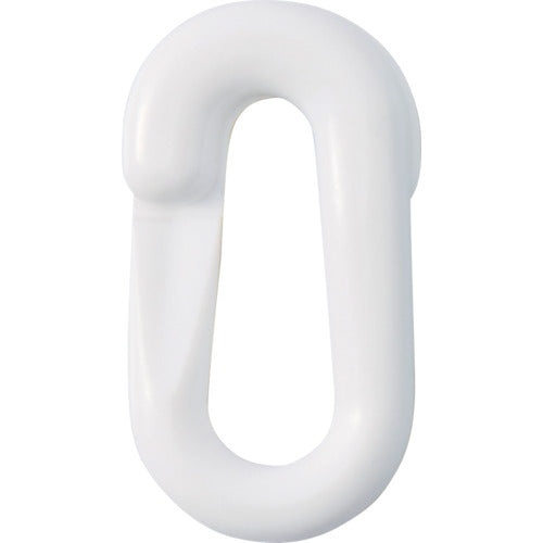 緑十字　プラスチックチェーン用ジョイント　白　ＰＪ−６Ｗ　２０×３９．５（線径６Φ）　２個組