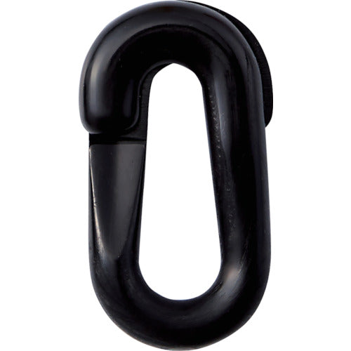 緑十字　プラスチックチェーン用ジョイント　黒　ＰＪ−６ＢＫ　２０×３９．５（線径６Φ）　２個組