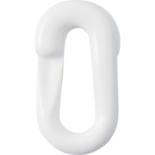 緑十字　プラスチックチェーン用ジョイント　白　ＰＪ−８Ｗ　２８×５３．５（線径８Φ）　２個組