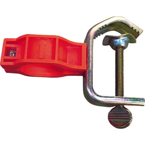 仙台銘板　Ｆ型ホルダー（オレンジ）工事灯用金具