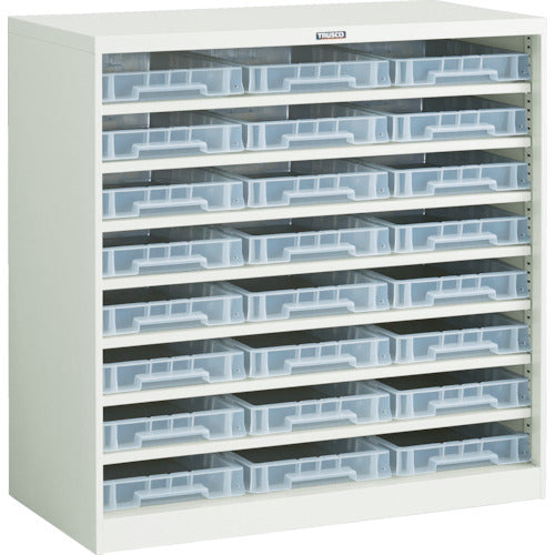 ＴＲＵＳＣＯ　コンテナラックケース　バンラックケース　ＣＦ型　Ｆ－４ＴＭＸ２４個付