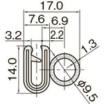 ＩＷＡＴＡ　クッション　トリムシール　３１００−Ａシリーズ　（１Ｍ）　３．２ｍｍ用