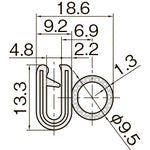 ＩＷＡＴＡ　クッション　トリムシール　３１００−Ａシリーズ　（１Ｍ）　４．８ｍｍ用