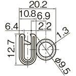ＩＷＡＴＡ　クッション　トリムシール　３１００−Ａシリーズ　（１Ｍ）　６．４ｍｍ用