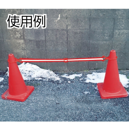 仙台銘板　高輝度反射コーンテープ　蛍光オレンジ