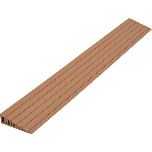 緑十字　段差用スロープ（高さ５段階調整タイプ）　段差マットＡＳ−０３　高さ１０〜３０×全長８００ｍｍ