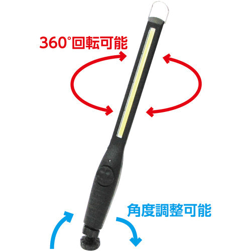 緑十字　ＣＯＢ式ＬＥＤスリムライト　ＣＬＳ−１５　３７５×４０×３５ｍｍ　ダイヤル調光式