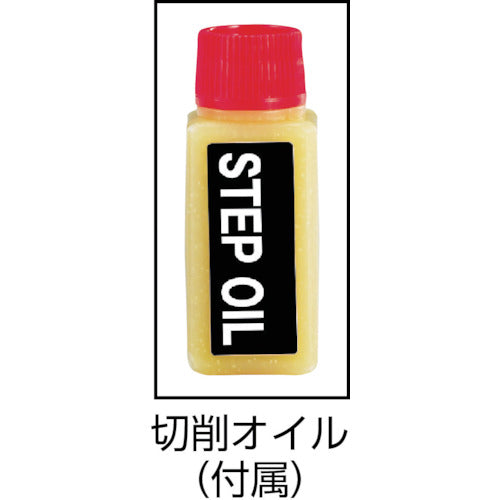TRUSCO ステップドリル 3枚刃チタンコーティング　6～33mm　段数11