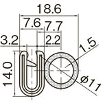 ＩＷＡＴＡ　クッション　トリムシール　４１００−Ａシリーズ　（５Ｍ）　３．２ｍｍ用