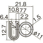ＩＷＡＴＡ　クッション　トリムシール　４１００−Ａシリーズ　（５Ｍ）　６．４ｍｍ用