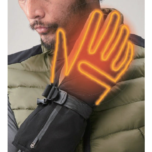 Ａｔａｃｋｂａｓｅ　ヒートグローブカーキＭ　バッテリーセット