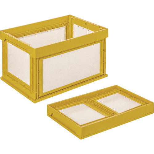 ＫＵＮＩＭＯＲＩ　プラダン折畳みコンテナ　パタコン　ＮＭ－８５　イエロー