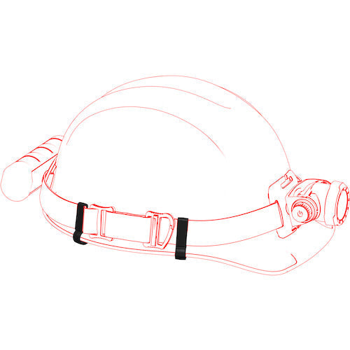 ＬＥＤＬＥＮＳＥＲ　ヘッドライト用オプション　ヘルメットクリップ（４個入り、Ｈシリーズ用）