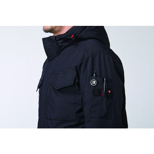 ＢＵＲＴＬＥ　【２５年１２月末入荷見込み】　防寒ブルゾン　５０６０−３５−ＸＸＬ　ブラック