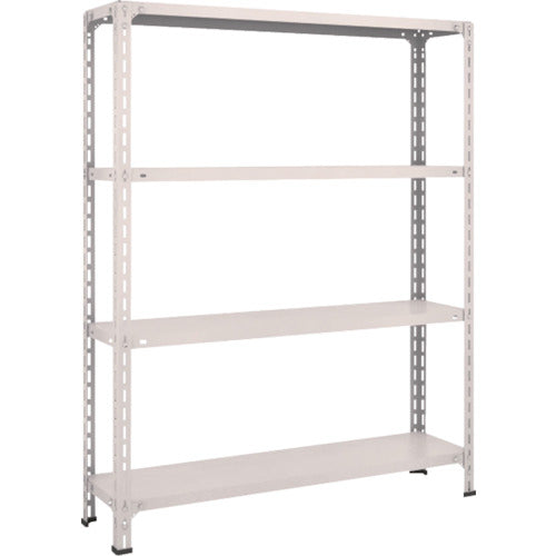 ＴＲＵＳＣＯ　スチールラック　軽量棚開放型　Ｗ１２００ＸＤ３００ＸＨ１５００　４段　ネオグレー