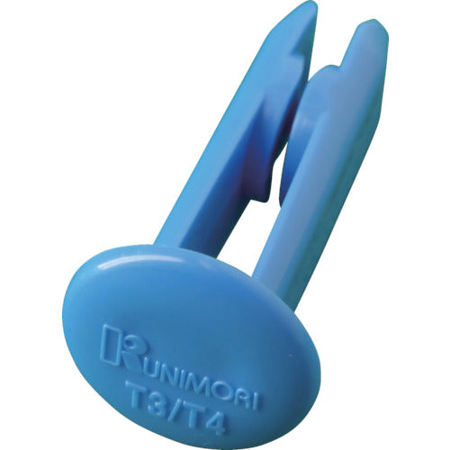 ＫＵＮＩＭＯＲＩ　ピンクリップ（３－４ｍｍ用）青　（１００個入）