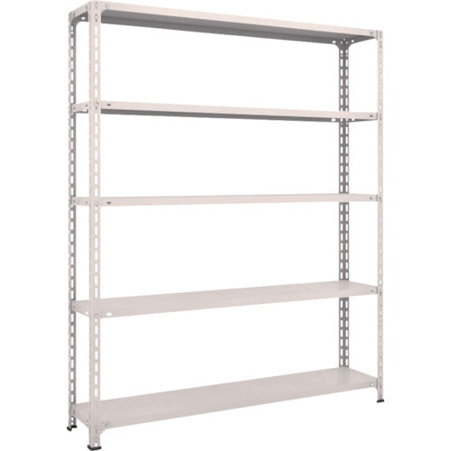 ＴＲＵＳＣＯ　スチールラック　軽量棚開放型　Ｗ１５００ＸＤ３００ＸＨ１８００　５段　ネオグレー