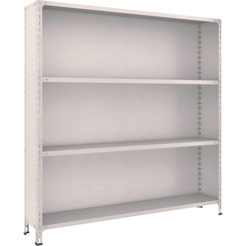 ＴＲＵＳＣＯ　スチールラック　軽量棚背板・側板付　Ｗ１８００ＸＤ３００Ｘ１８００　４段　ネオグレー