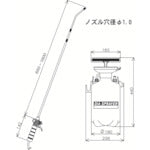 フルプラ ダイヤスプレープレッシャー式噴霧器　5L 伸縮式