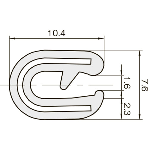 ＩＷＡＴＡ　トリム　７５シリーズ　（１Ｍ）　２．４ｍｍ用